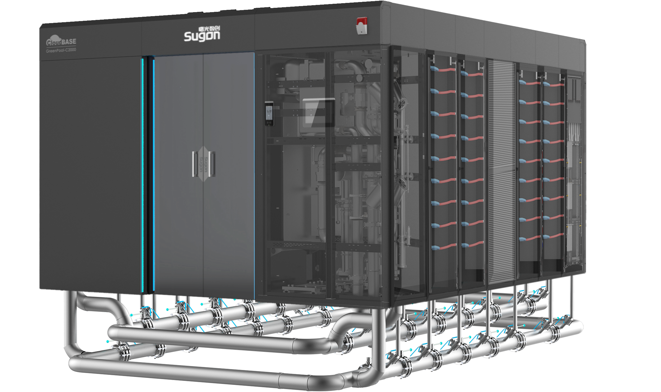 新一代一体化风液混冷先进数据中心（C7000 2.0）